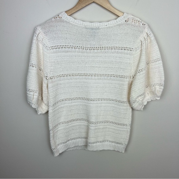 House of Harlow 1960 Knit Short Sleeve Blouse - Picture 8 of 11